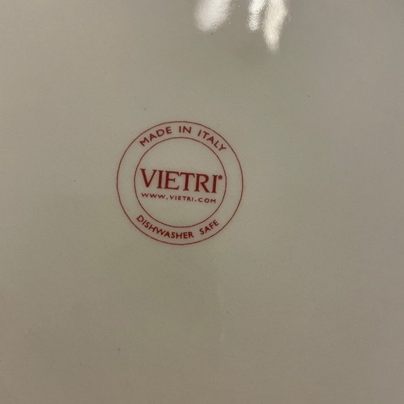 Vietri Holiday Old St Nick Dinner Plate New - Picture 5 of 7